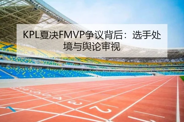 KPL夏决FMVP争议背后：选手处境与舆论审视